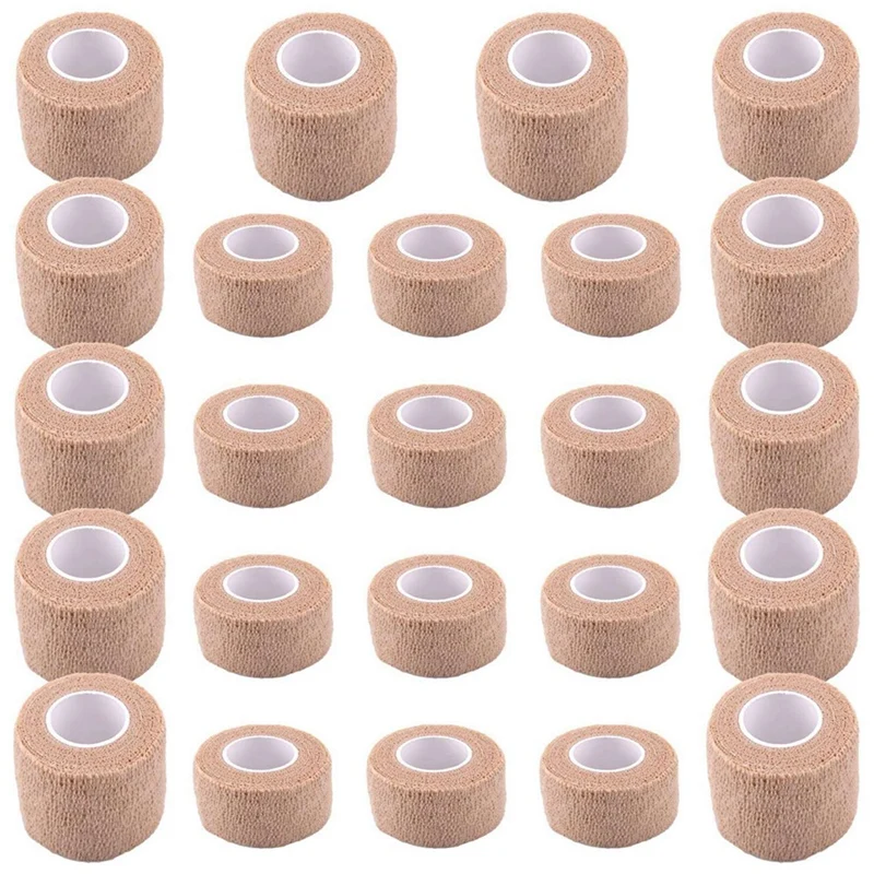 

Самоклеящаяся лента, эластичная самоклеящаяся спортивная повязка для лечения животных, 1 дюйм, 2 дюйма, 24 шт.