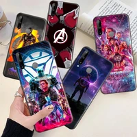 marvel the avengers iron man for huawei p50 p40 p30 p20 pro lite 5g phone case huawei p smart 2019 2021 soft silicone cover