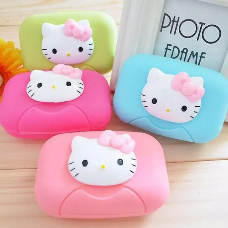 Small Fresh Cute Candy Color Soap Box Household Soap Support Girls Gifts