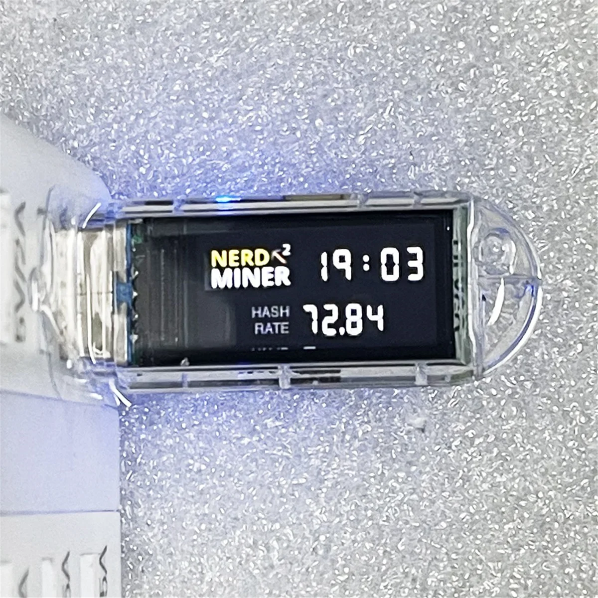 NerdMiner V2 T-Dongle S3 Хешрейт 74 кГц/с USB BTC Crypto Solo Лотерейный майнер с дисплеем Bitcoin Miner Nerd