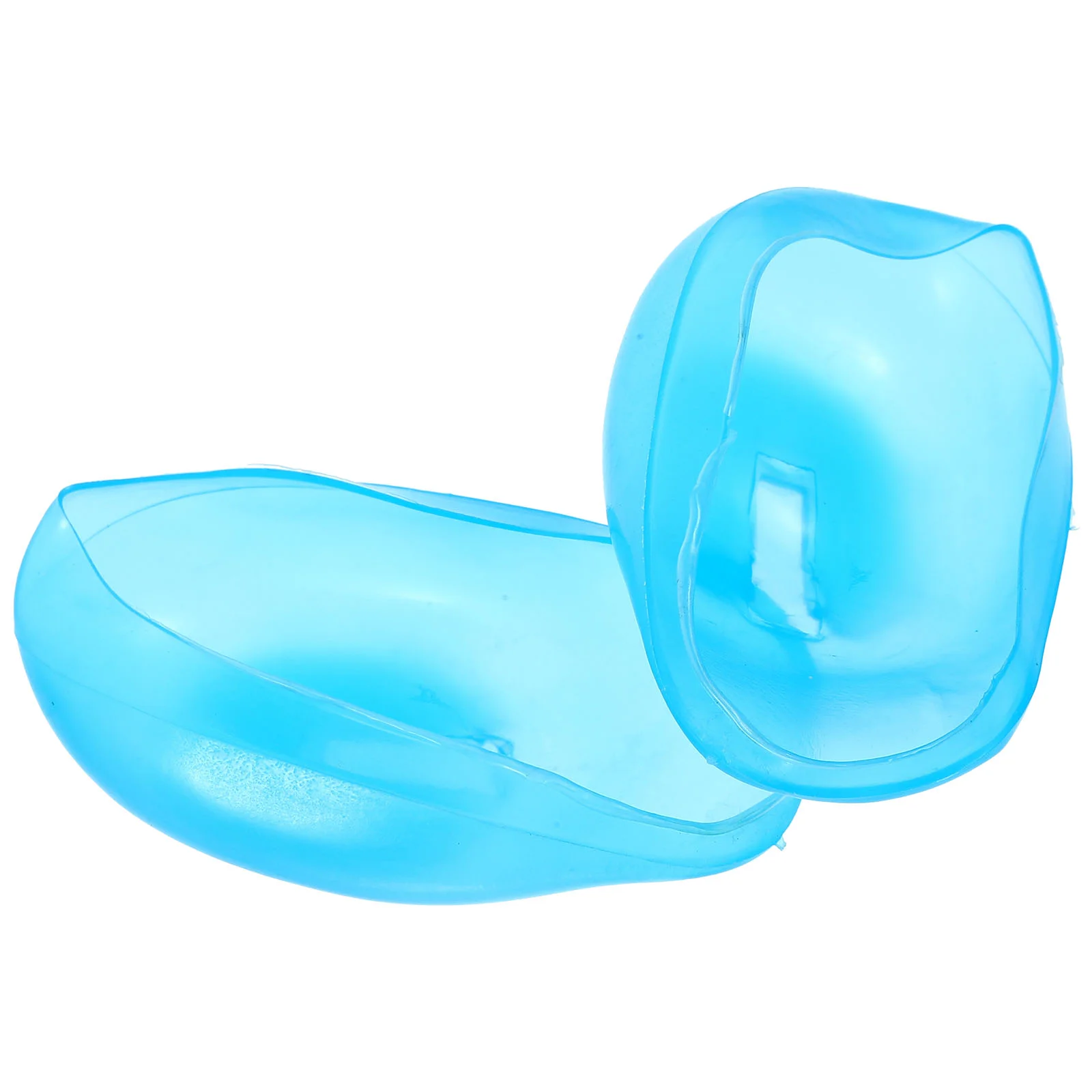 

Blue Hair Child Disposable Shower Caps Ear Cover Silicone Kids Iron M Waterproof