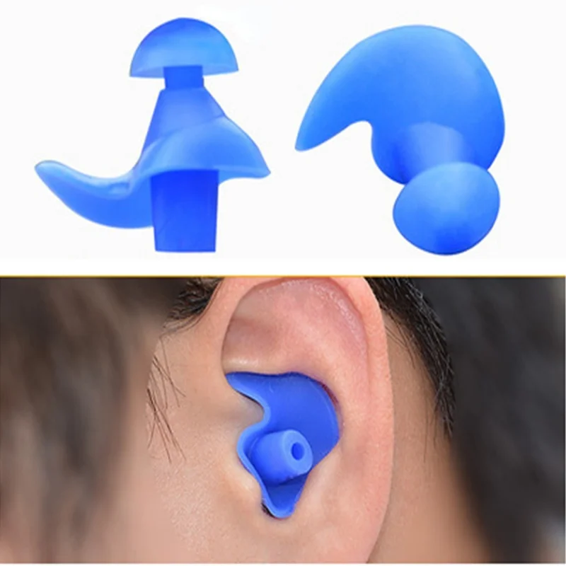 

1Pairs Soft Silicone Spiral Ear Plug Waterproof Swimming Earplugs with Box Anti Noise for Sleeping Snoring Diving Accessories