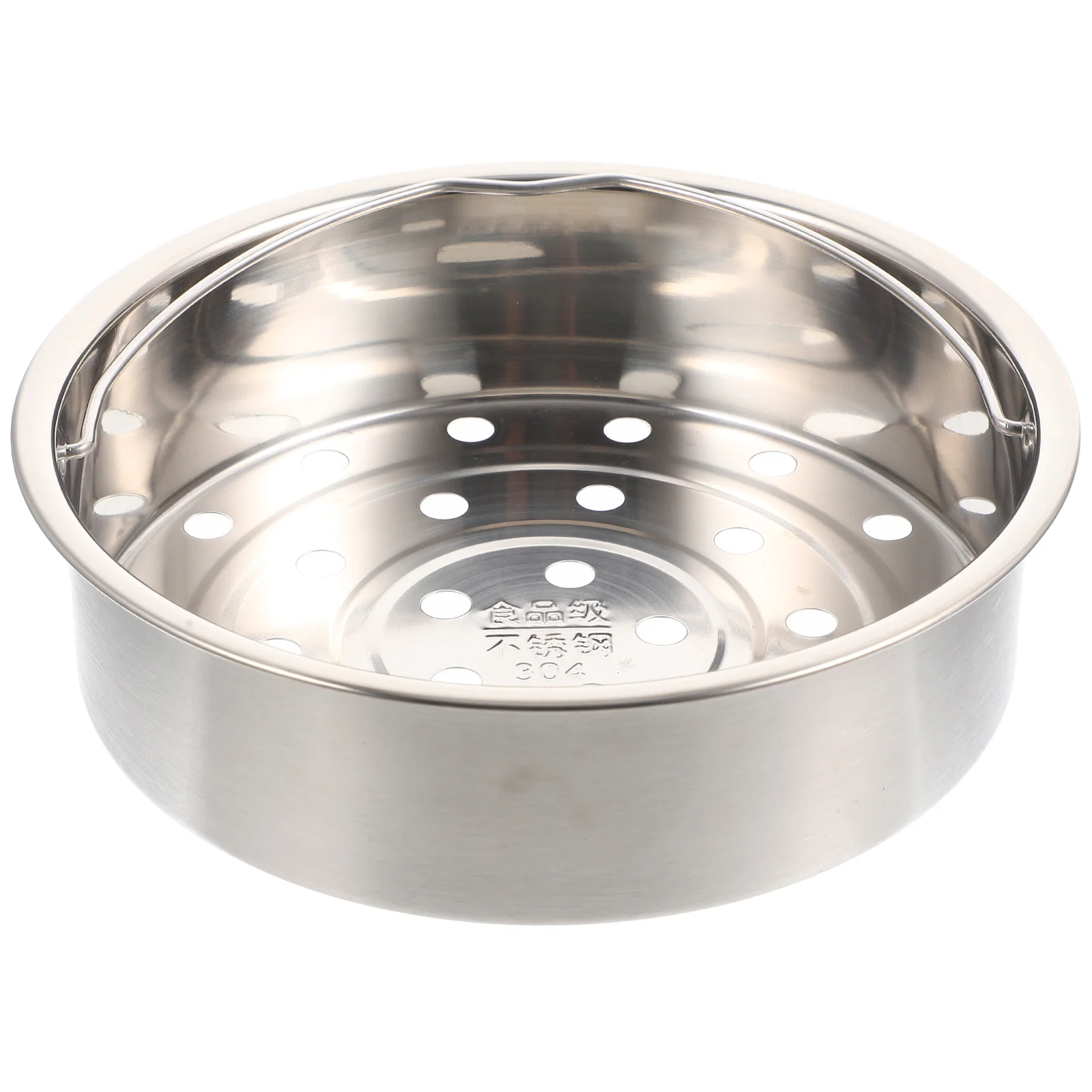 

Steamer Basket Pot Steaming Metal Dim Sum Rack Pan Steel Stainless Handle Vegetable Cooker Dumpling Round Egg Insert Saucepans