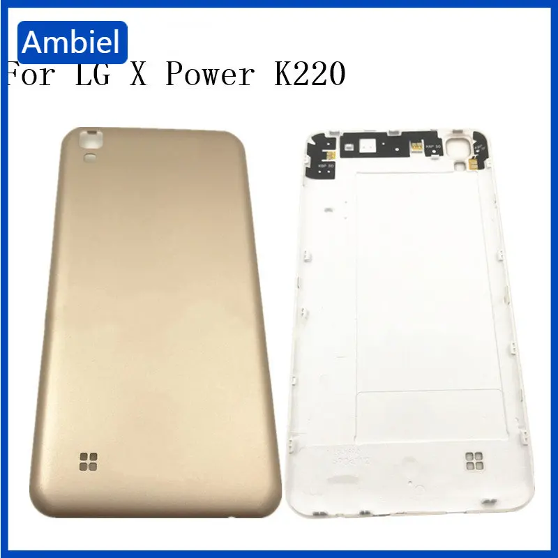 

Original 5.3 inches Battery Back Cover For LG X Power K220DS K220 Battery Back Cover Housing case Rear Door With Logo