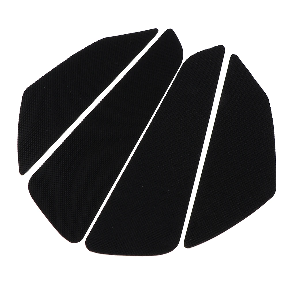 

Black Rubber Gas Fuel Tank Traction Pad Anti Side Slip Protector for Honda