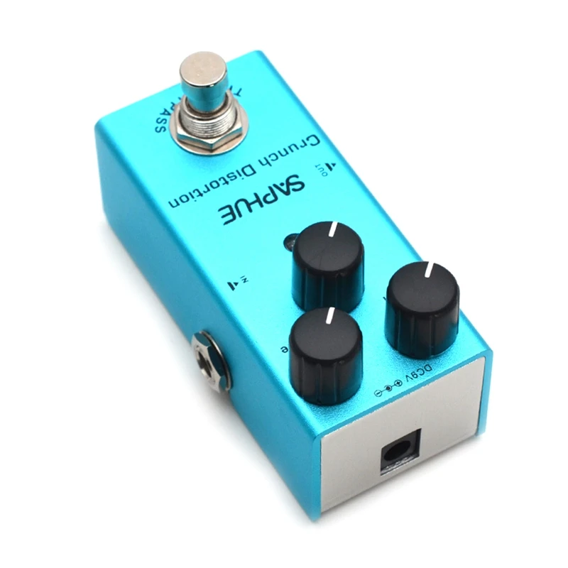 SAPHUE мини электрогитарный эффектор монотипа DC 9V с переключателем True Bypass для