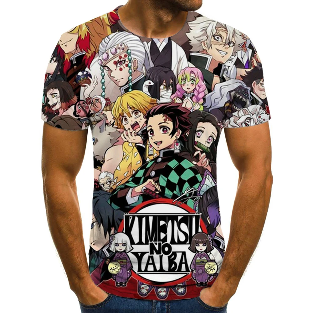 

Футболка Мужская/женская с 3D-принтом «рассекающий демонов»