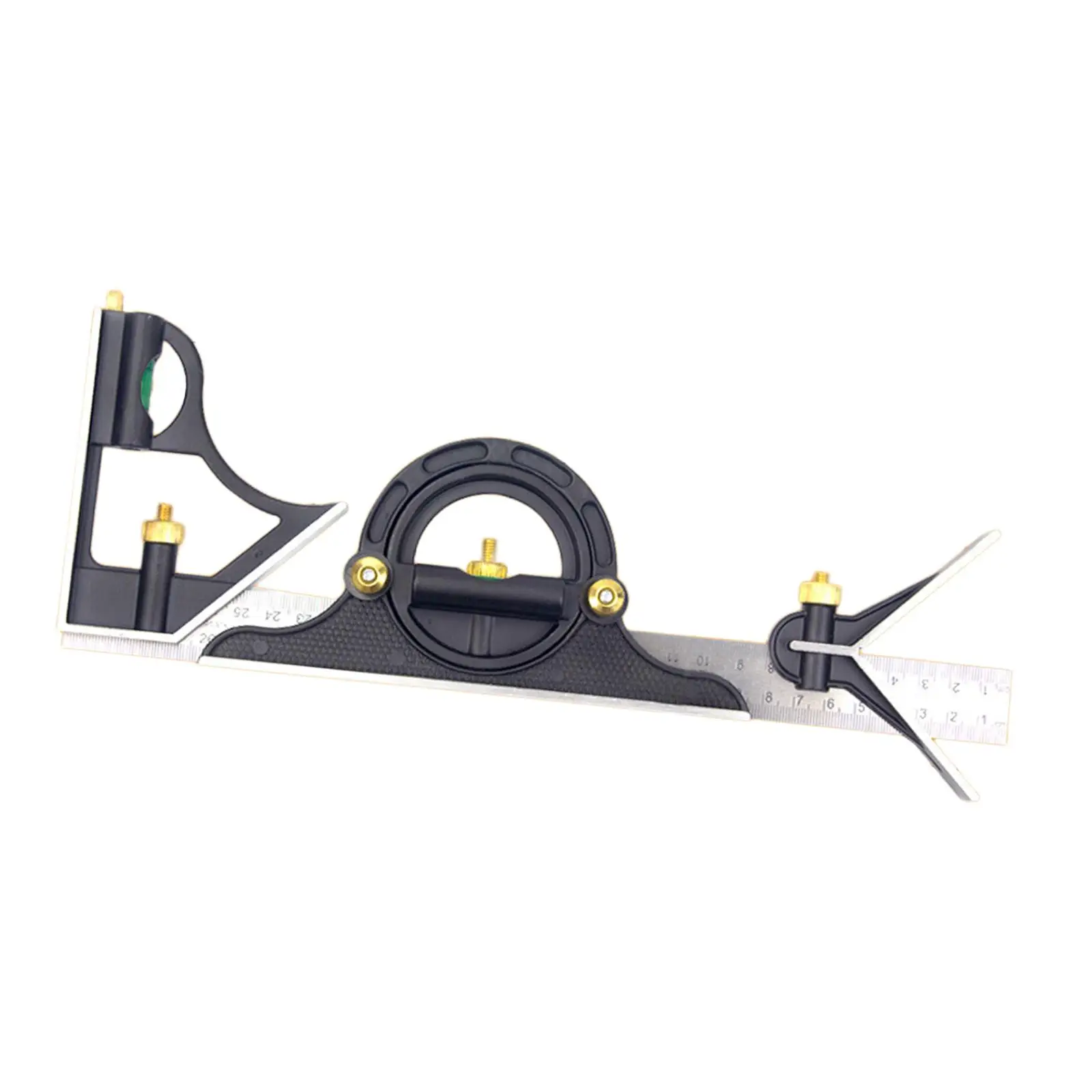 

Adjustable Combination Angle Marking Tool Parallel Ruler Professional Multifunctional 45 / 90 Degree Right Protractor Square