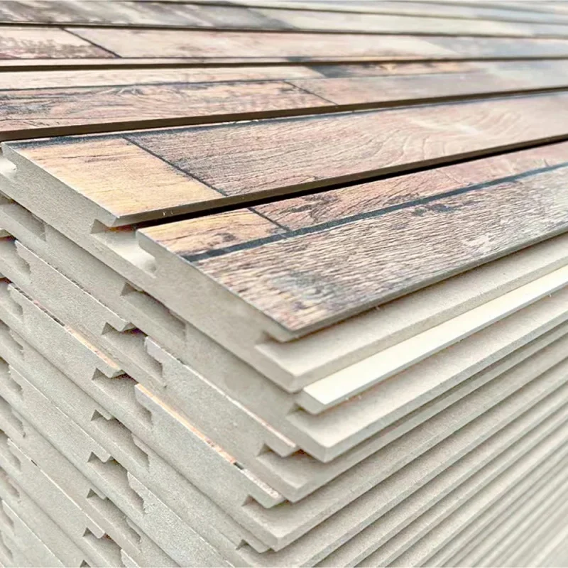 Фото Прямые поставки с завода: Панели HIKUYA из меламина с пазами, толщина 15-25 мм, МДФ-плиты для витрин и стеллажей №5