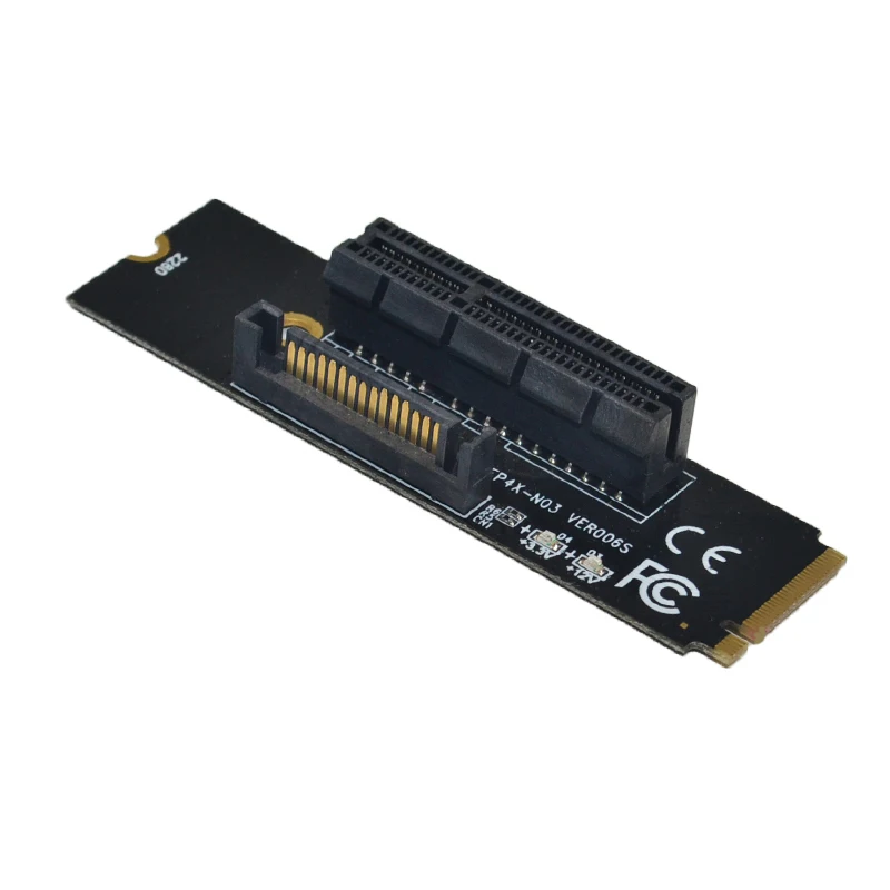 Новейшая переходная карта NGFF M.2 к PCI-E 4X M2 M Key адаптеру PCIe X4 со стандартным