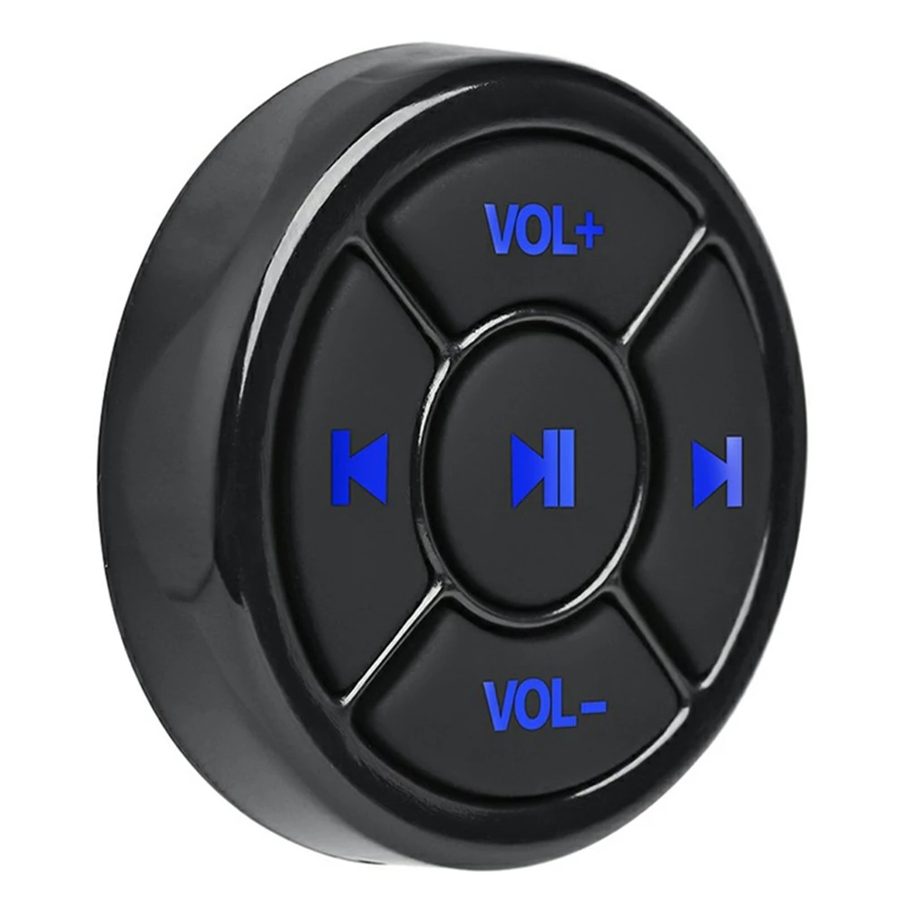 

Беспроводной Bluetooth медиа-контроллер с кнопкой дистанционного управления автомобиль мотоцикл велосипед руль MP3 музыка воспроизведение для ...