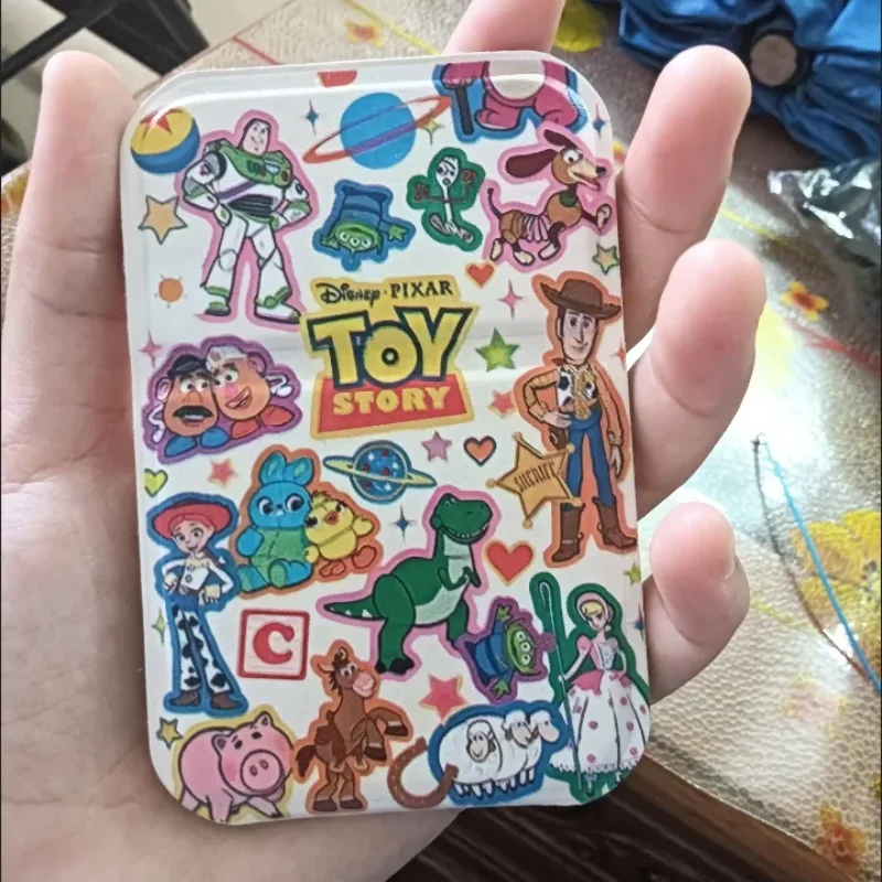 Фото История игрушек Kawaii Disney Woody складное зеркало Базз Лайтер милое портативное зеркало для макияжа складная портативная сумка праздничный подарок №3