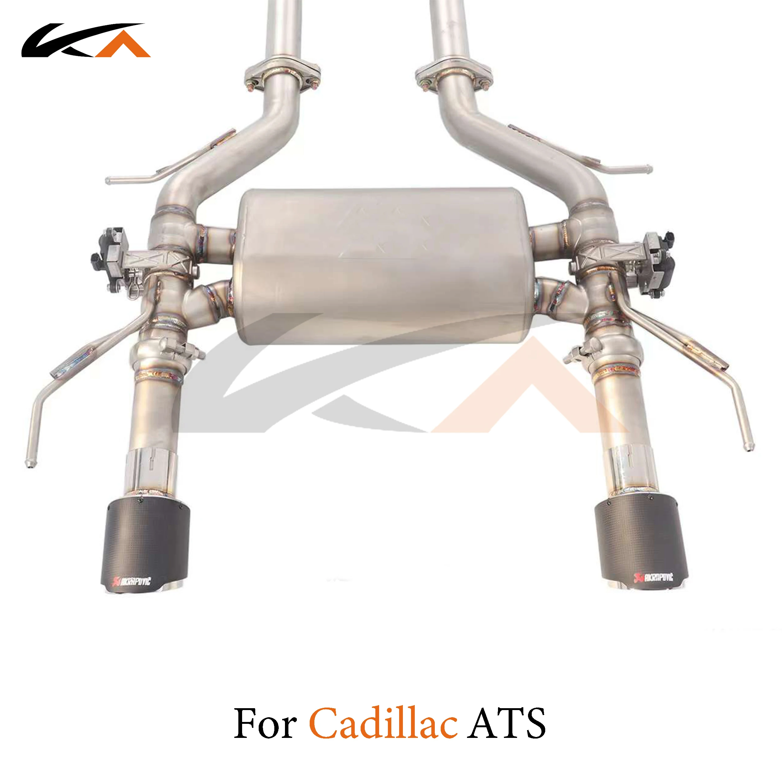Выхлопная система KA тюнинг из нержавеющей стали catback для Cadillac ATS 2 0 T задняя секция