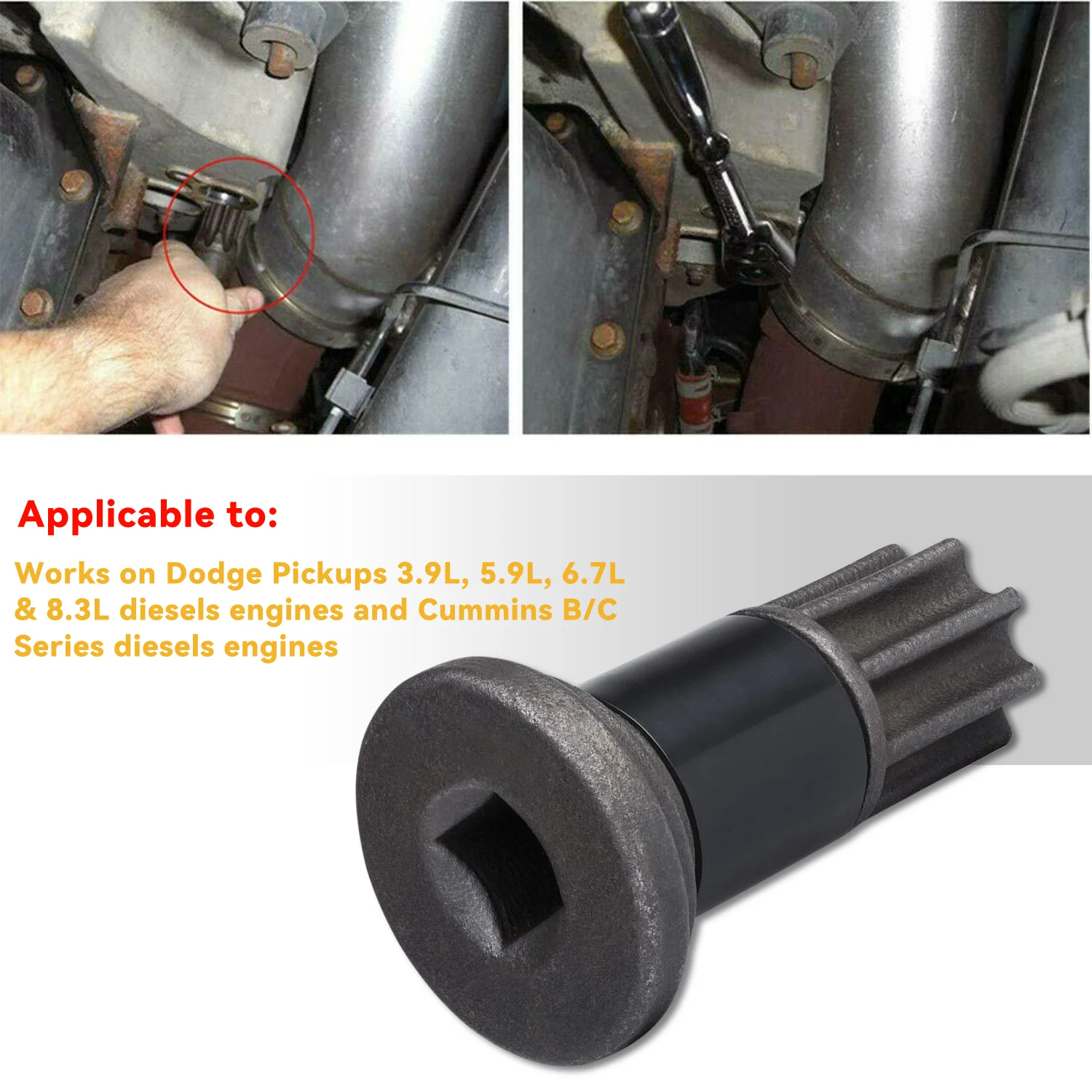 Торцевой гаечный ключ для Cummins 3824591 L 5299073 B и C инструмент вращения двигателя