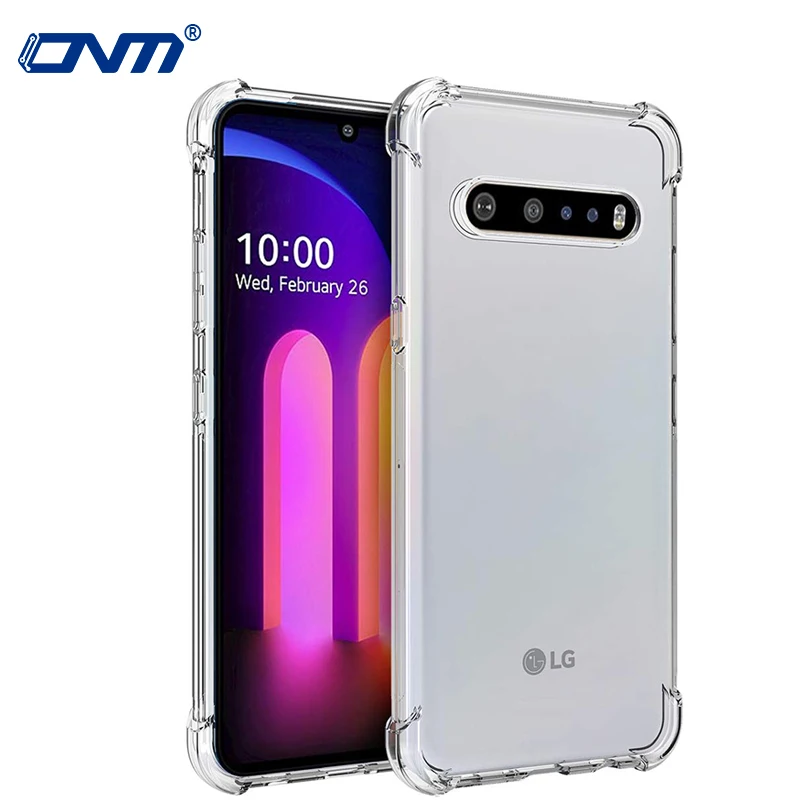 

Shockproof Case For LG V60 Smartphone Durable Soft TPU Transparent Clear Silicone Cases For LG V60 ThinQ 5G Back Cover