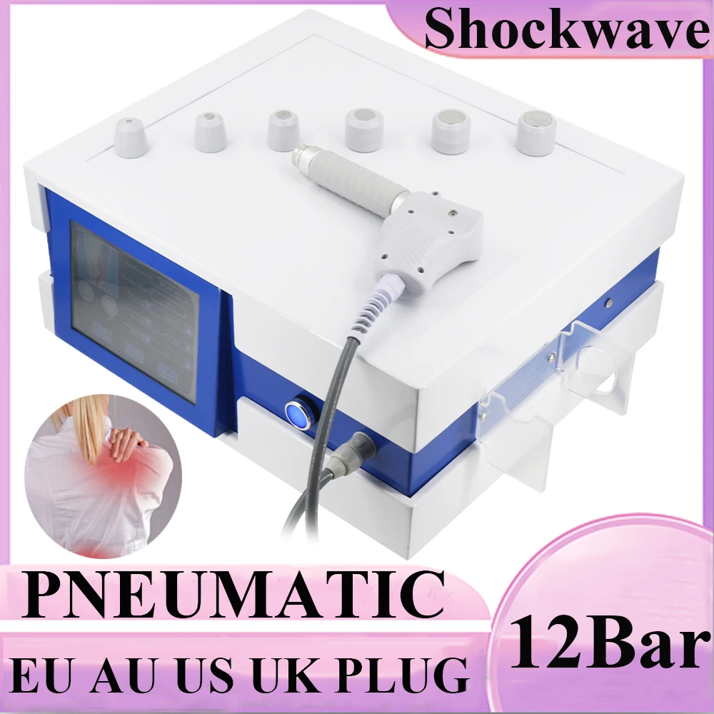 

Pneumatic Shockwave Therapy Machine For 2023 New ED Treatment Massage Tools Pain Relief Professional Shock Wave 12Bar Massager