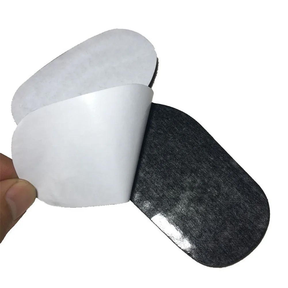 T-Shape Insoles High Heel Shoes Pad Super Soft Insole Non Slip Sponge Cushion Foot Heel Protector Sticky Paste Black Insoles