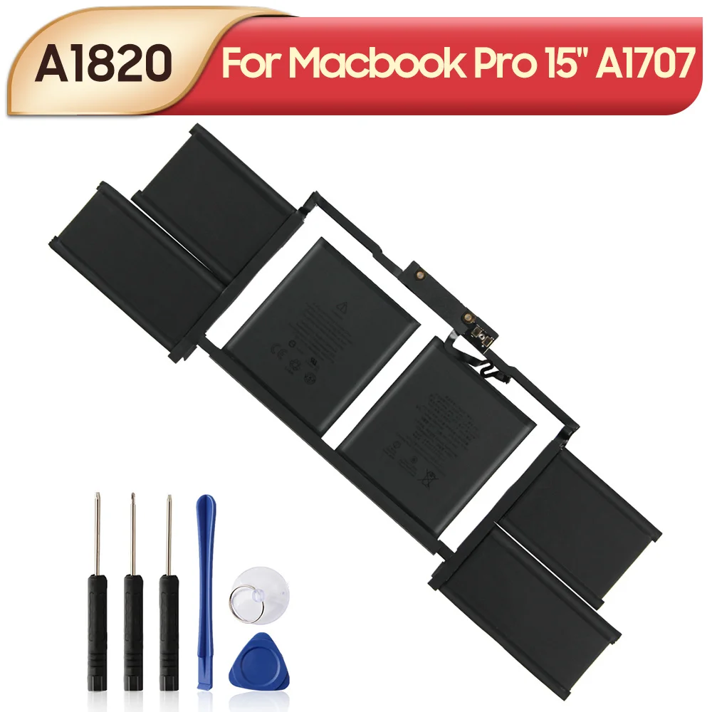New Replacement Laptop Battery A1820 For Apple Macbook Pro 15