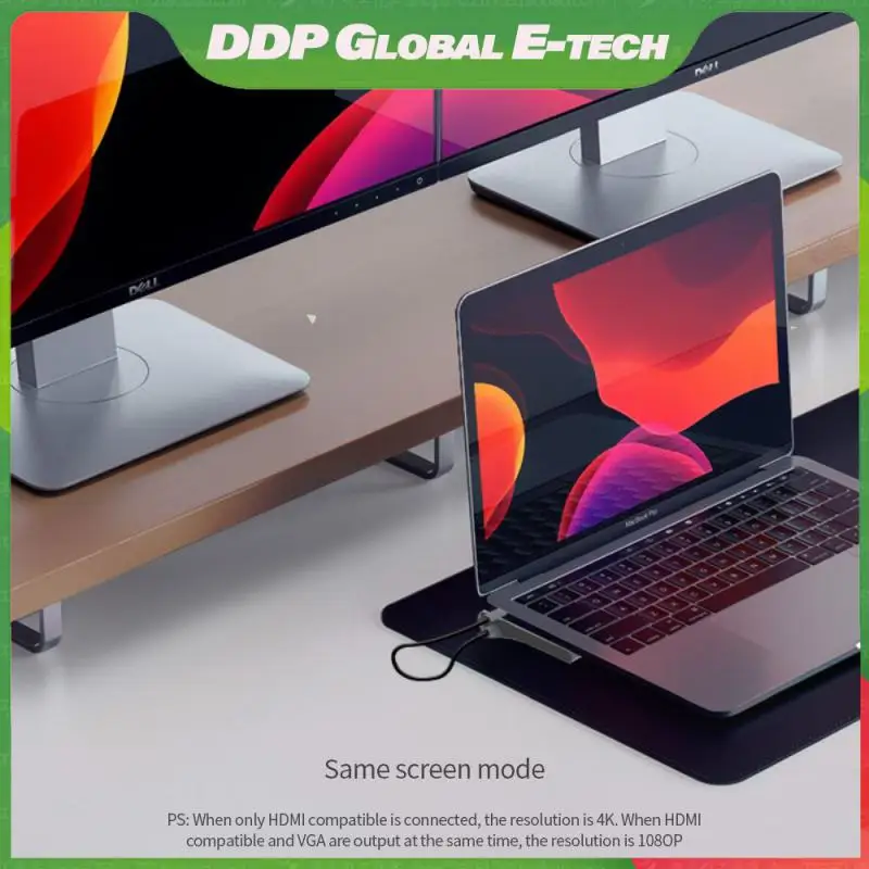

Док-станция K HDMI-совместимая со штекером Type-c, 11 в 1, Usb 3,0