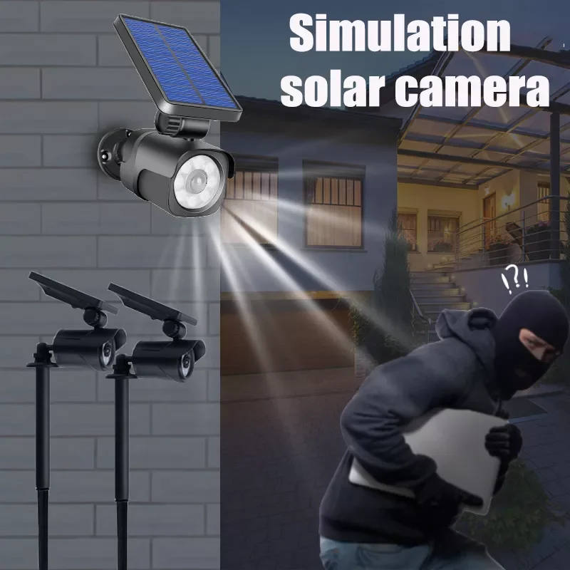 

Уличный светодиодный настенный светильник на солнечной батарее с датчиком движения, водонепроницаемый солнечный светильник для сада, двор...