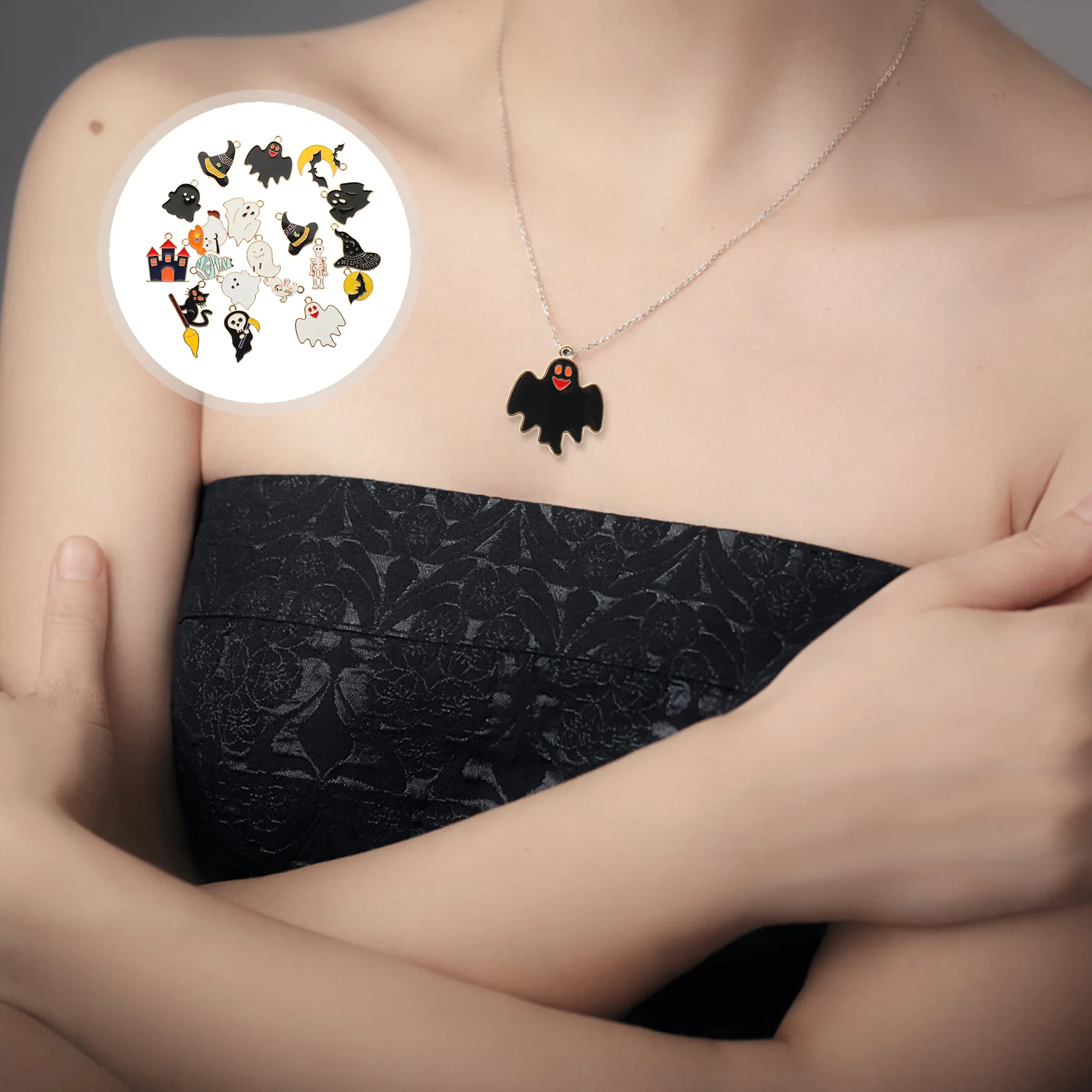 

19 шт., подвески из сплава в стиле Хэллоуин