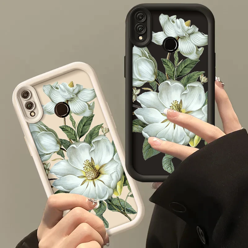 Чехол с цветочным рисунком для телефона Huawei Honor 8X 8 X Силиконовый противоударный