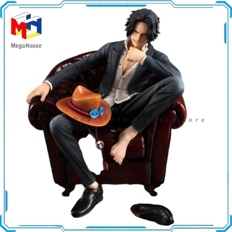 Оригинальные фигурки MegaHouse One Piece POP SOC Portgas D Ace анимационные игрушки подарки