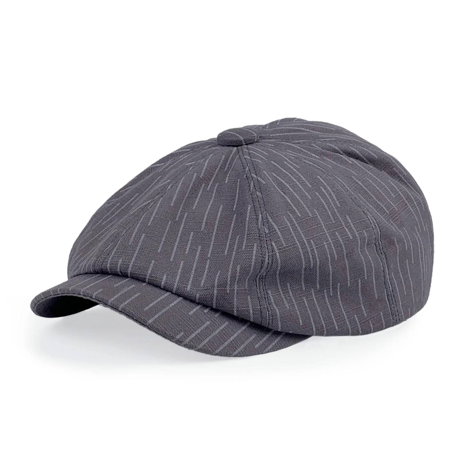 

Men's Newsboy Flat Cap 100% Cotton Gatsby Ivy Golf Cabbie Hat