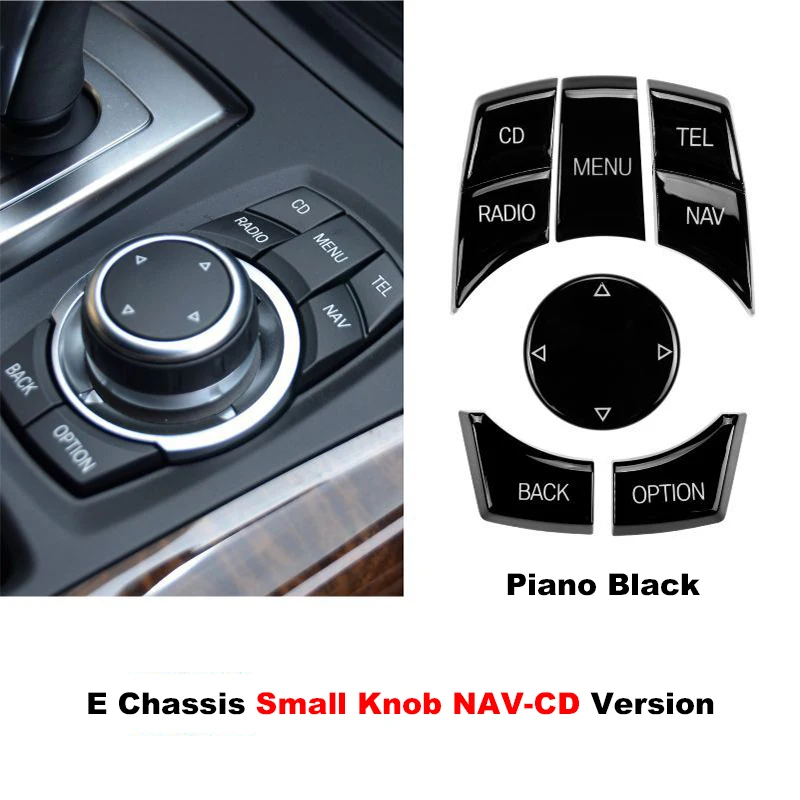 

Интерьер автомобиля CIC IDrive, мультимедийная ручка, кнопки меню, замена для BMW E60 E61 E63 E64 E81 E82 E87 E88 E89 E90 E92 E70 E71