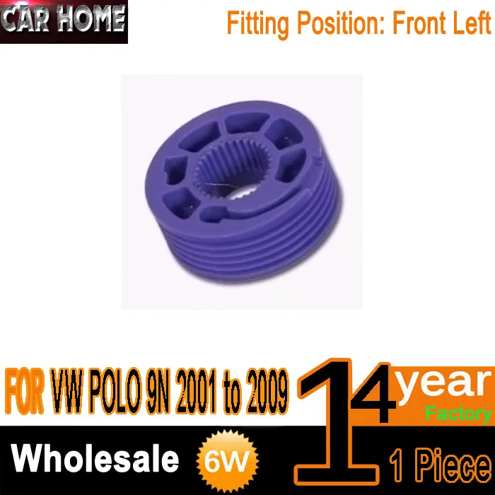 

Автомобильный пластиковый шкив для VW Polo 9n, комплект для ремонта стеклоподъемника, передний левый от 2001 до 2009