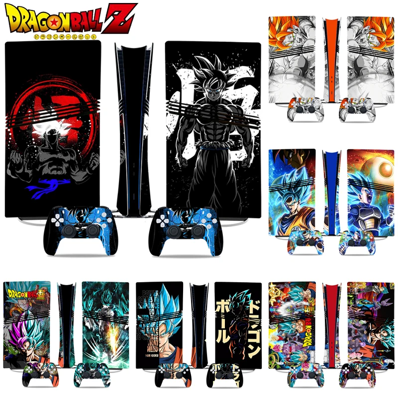 Фото Аниме Goku Dragon Ball PS5 Pro цифровая наклейка на кожу пылезащитный чехол для PlayStation5 Pro контроллер цифровой консоли декоративная пленка №2