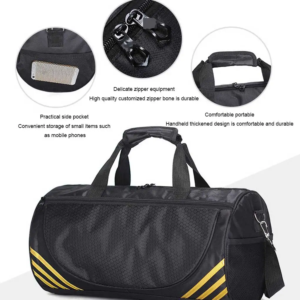 

Men Women Gym Bags Polyester Backpack Fitness Sports Bag with Handle
