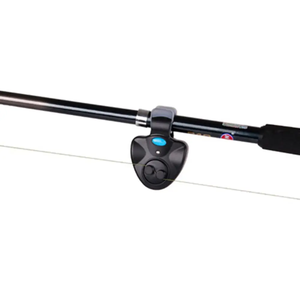 Fishing Alarm Fish Bite Loud Sound Bell Clip on Rod Electronic LED Light For tools |