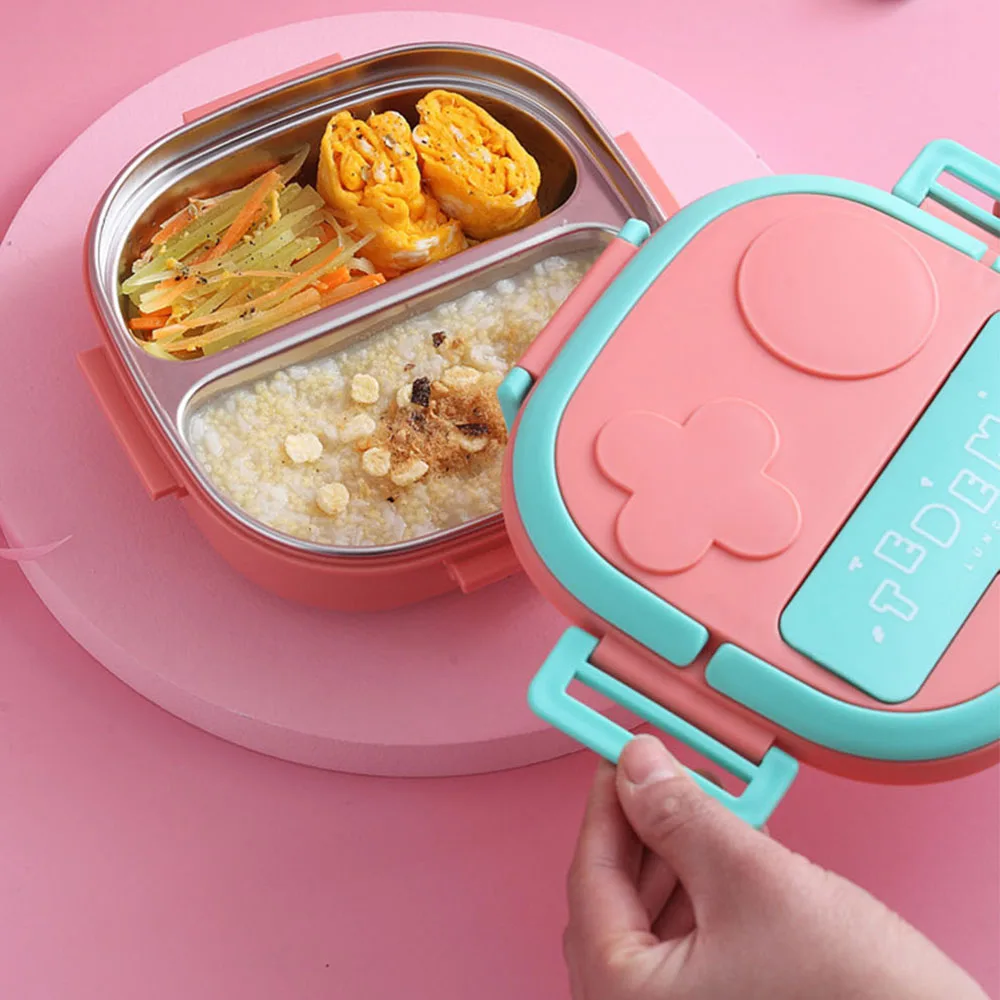 

Outing Tableware 304 Portable Stainless Steel Lunch Box Baby Child Student Outdoor Camping Picnic Food Container Bento Box