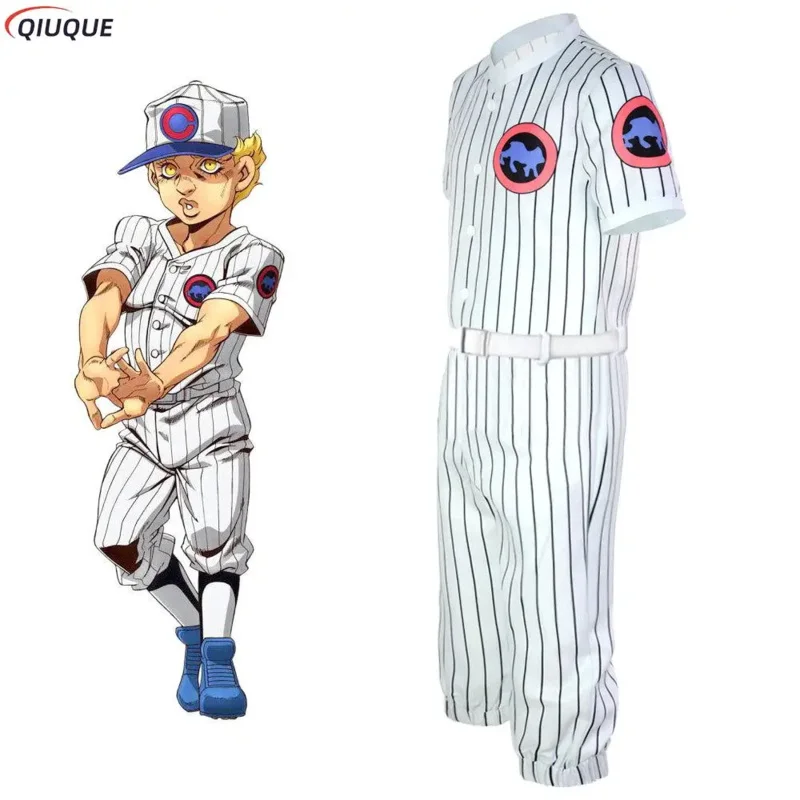 Костюм для косплея Невероятные приключения Джоджо унисекс карнавальный костюм