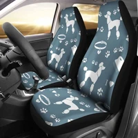 poodle dogs pets animal car seat coverspack of 2 universal front seat protective cover