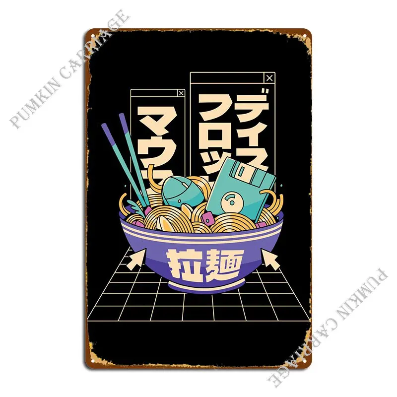 

Japanese Ramen 90s Gamer Metal Signs Cinema Cinema Cinema Designing Tin Sign Poster