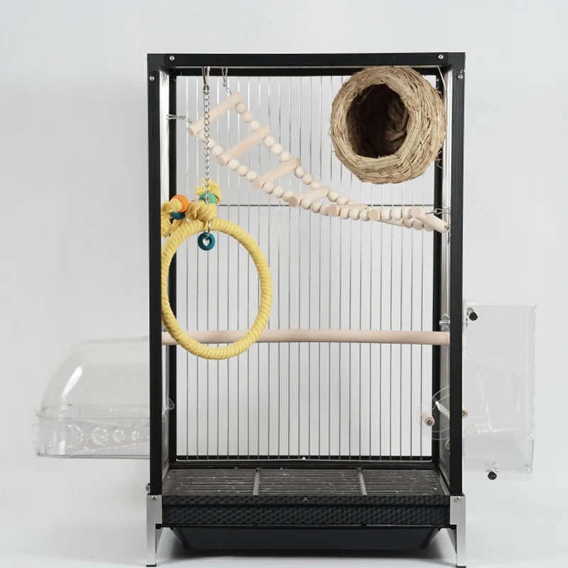 

Luxury Big Portable Parrot Cage Little House Swing Large Canary Budgies Breed Bird Cage Aviary Oiseaux Cage For Hamster