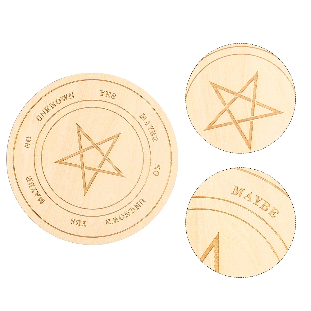 Деревянная доска для гадания маятник звезда солнце луна энергия искусственная