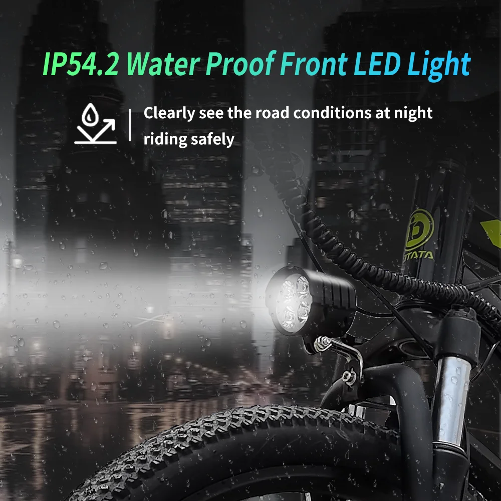 WElectric Bicycle48V12.8 AH литиевая батарея взрослый горный пересеченный велосипед для езды