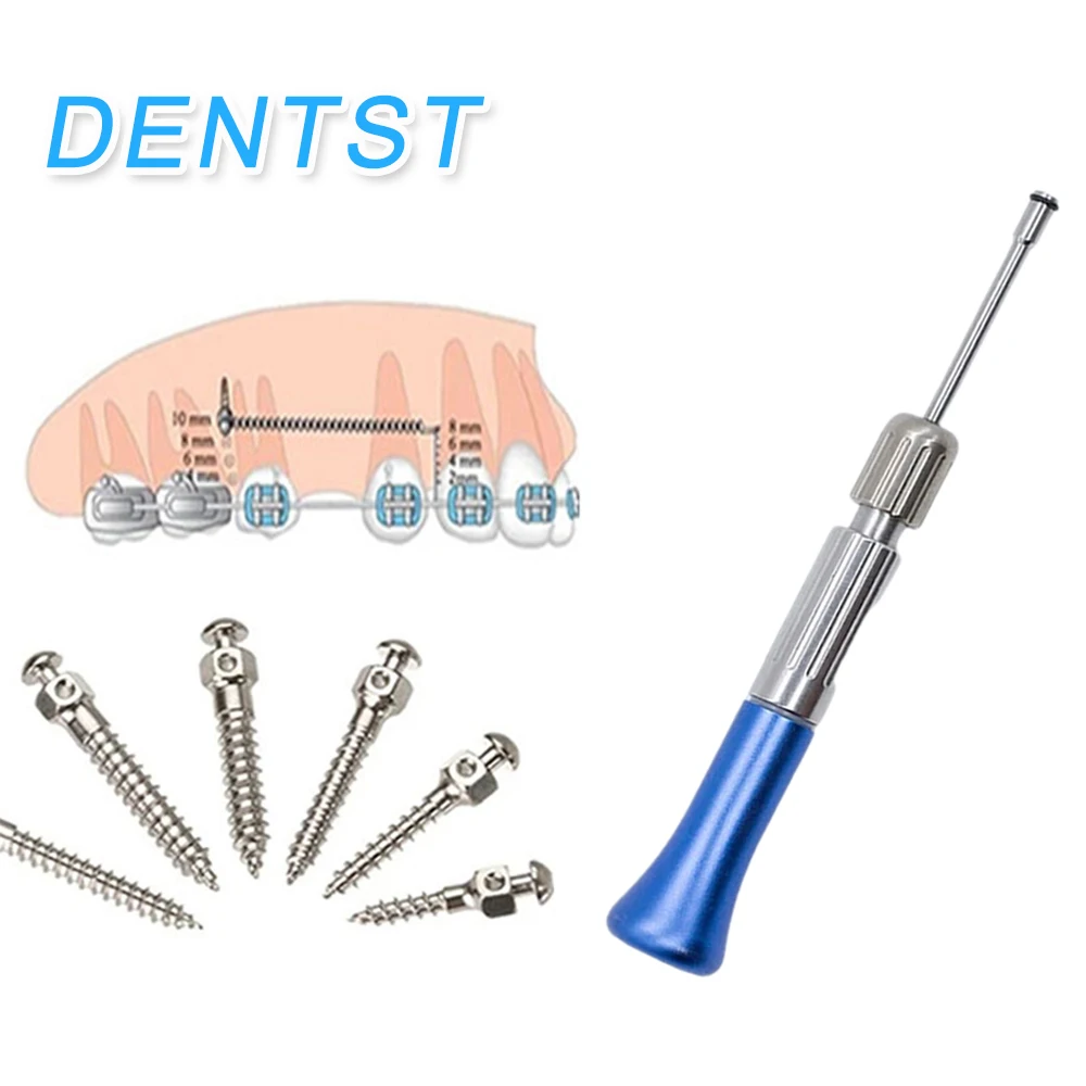 

Dental Orthodontic Screws Titanium Alloy Matching Tool Micro Screw Driver for Implants Self Drilling Tool Mini Screw odontologia