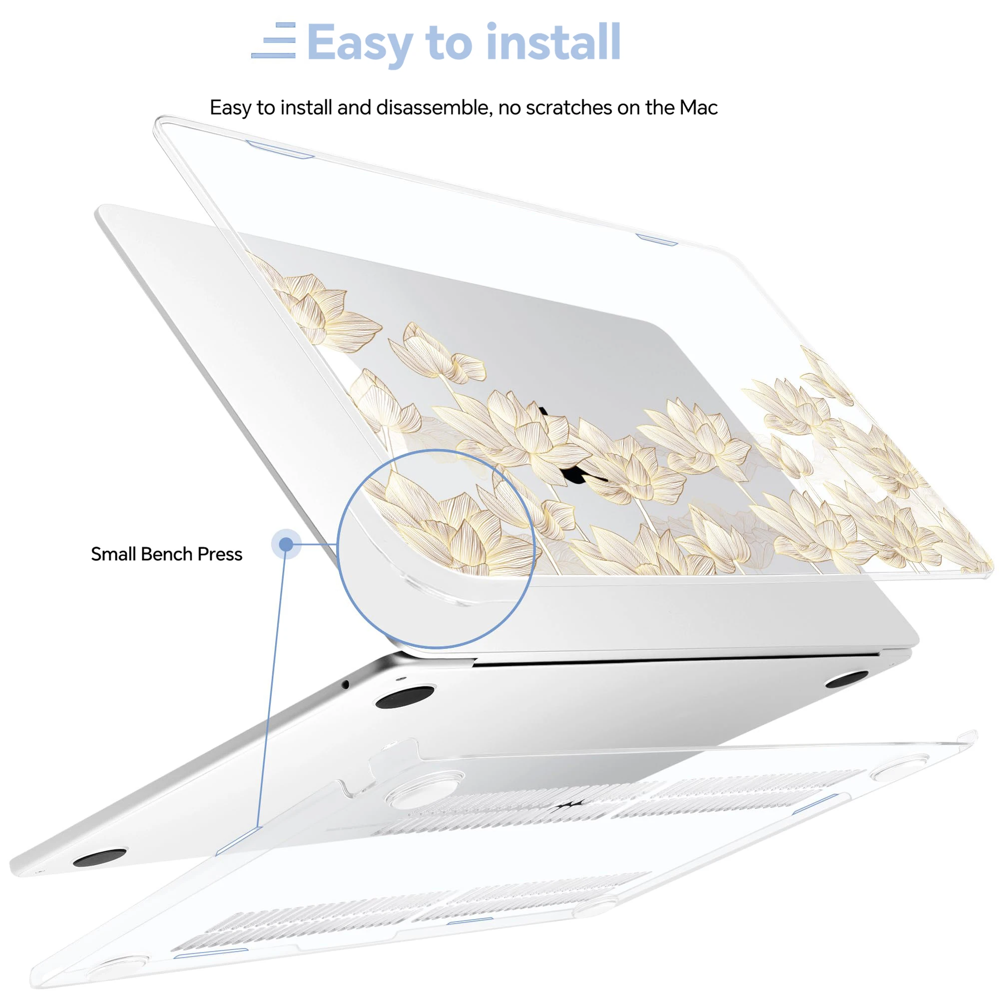 Ноутбуки для Macbook A2941 M2 чехол чипа Pro 16 15 2 A2485 A3114 A2992 A2442 M3 Fudan Air 13 6 A2681 A3113 A2337 A2338