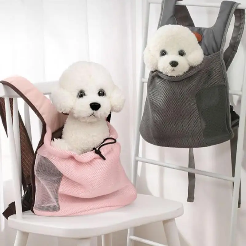 

Breathable Front Chest Backpack Pet Holder Hand Free Puppy Carrier Sling With Adjustable Shoulder Strap Dog Purse Travel Supply