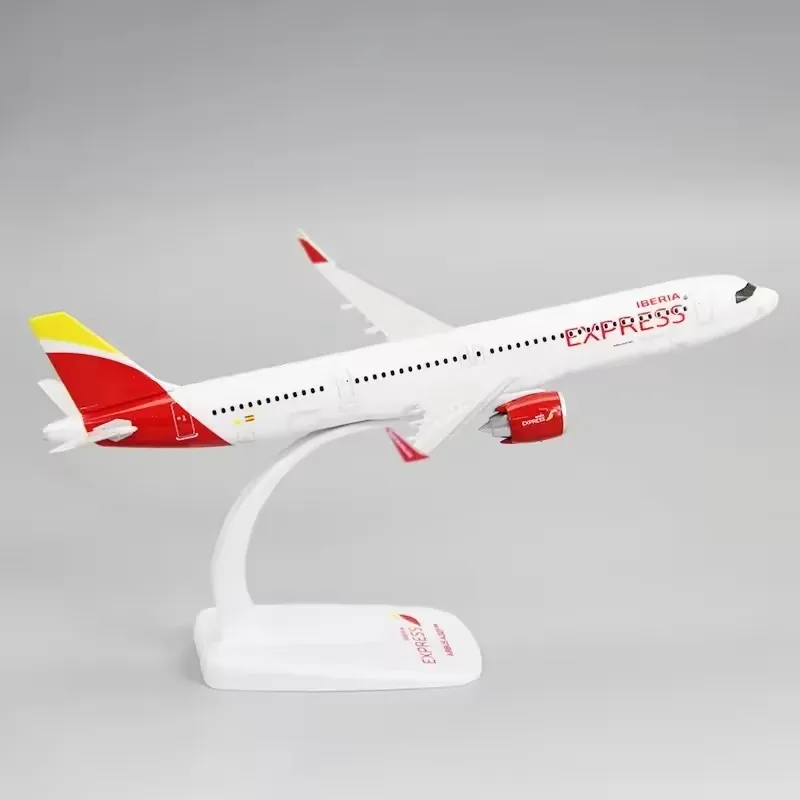 Фото Новый масштаб 1:200 A321NEO Испания IBERIA EXPRESS ABS пластик модель самолета игрушки самолет сборка коллекция дисплей №4