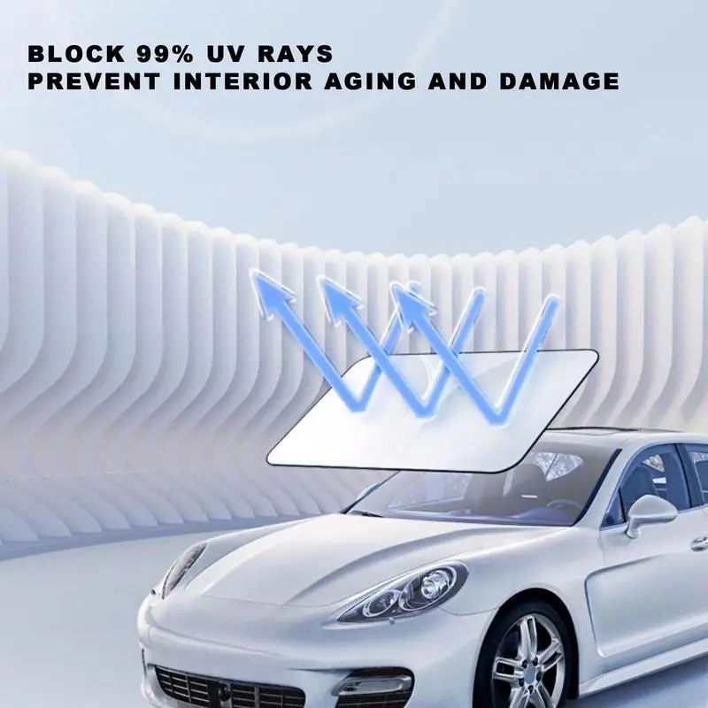 

For Tesla Model 3/ Y Car Sunshade Auto Roof Sunshade Skylight Blind Shading Windshield Sun Shades Sunroof Covers Car Accessories