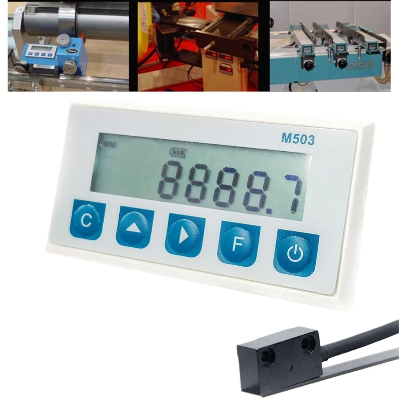 

Integrated Embedded Measurement System Miniatur Magnetic Grid Scale Linear Encoder Digital Display Dro M4YD