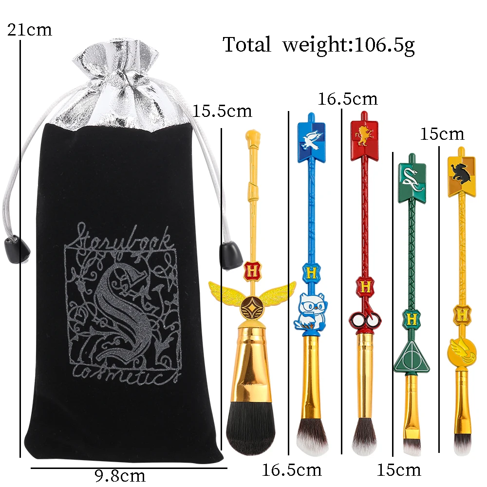 Кисти для макияжа Harr Potter Quidditch Golden Snitch пудровые румяна тени век растушевка