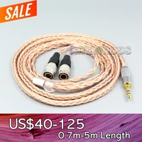 ln006743 2 5mm 3 5mm xlr balanced 16 core 99 7n occ earphone cable for mr speakers alpha dog ether c flow mad dog aeon