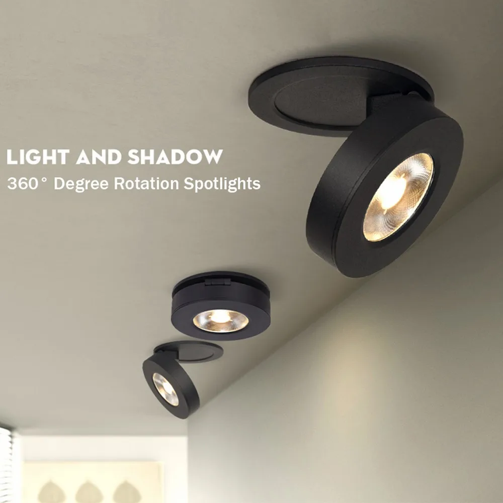 

Ультратонкий СВЕТОДИОДНЫЙ ПОВОРОТНЫЙ Точечный светильник, s 15 Вт, встраиваемый потолочный светильник для кухни, спальни, гостиной, комнатны...