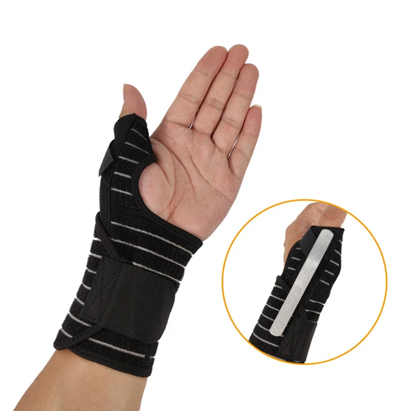 1PCS Compression Wrist Thumb Splint Stabilizer Thumb Support Brace for Trigger Finger Pain Relief Arthritis Tendonitis Sprained